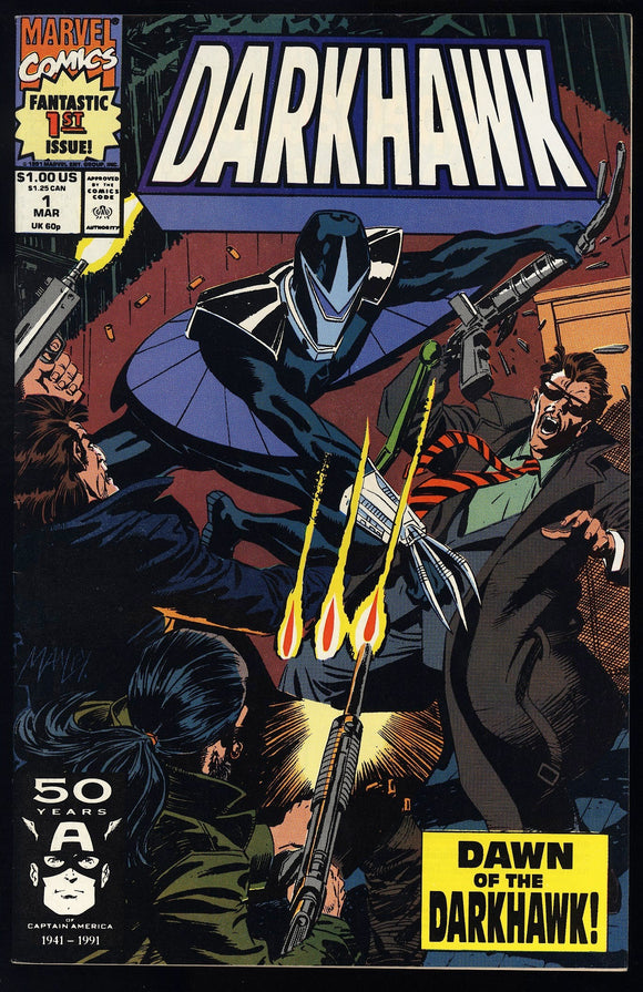 Darkhawk #1 Marvel 1991 (VF+) Origin & 1st Appearance of Darkhawk!