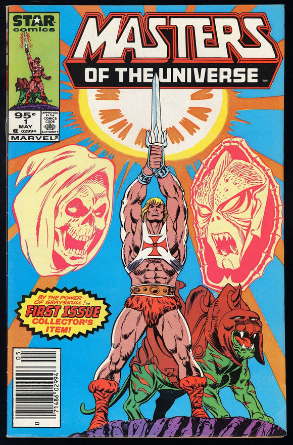 Masters of the Universe #1 Marvel 1986 (FN+) Canadian Price Variant!
