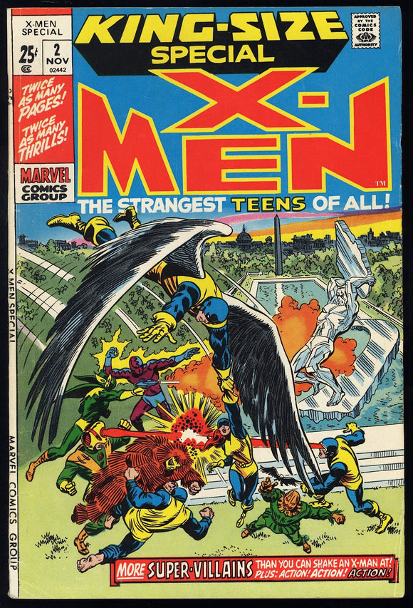X-Men King Size Special #2 Marvel 1971 (FN-) Roy Thomas & Stan Lee!