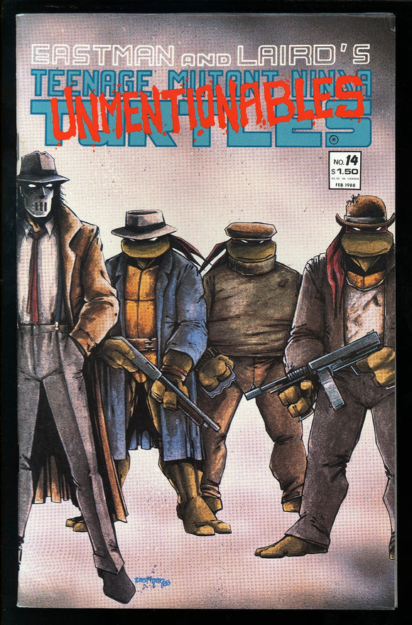 Teenage Mutant Ninja Turtles #14 Mirage 1988 (VF) 1st Printing!