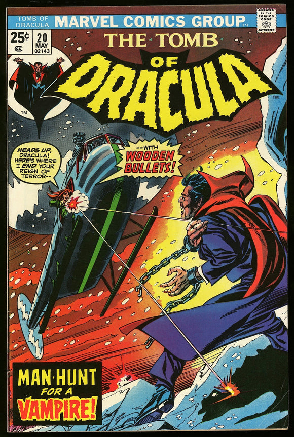 Tomb of Dracula #20 Marvel 1974 (VF-) 1st Appearance of Doctor Sun!