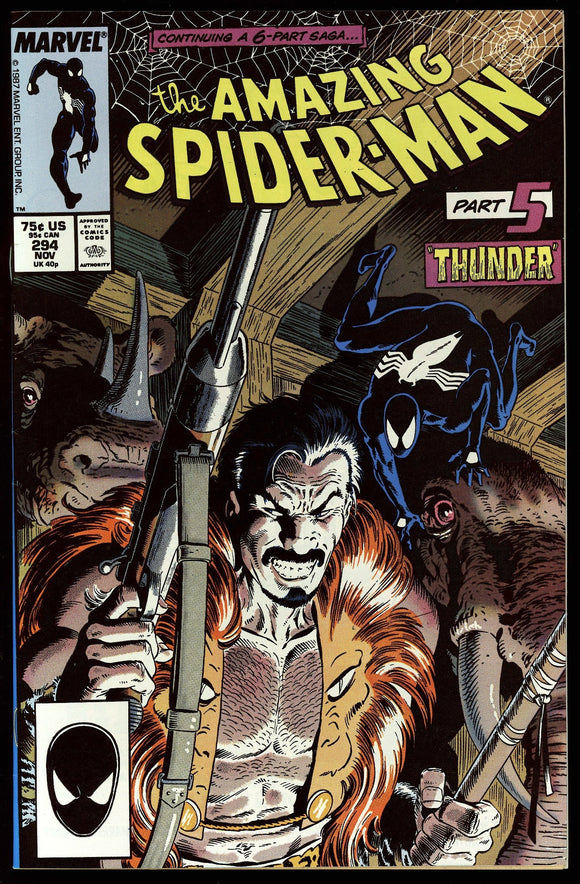 Amazing Spider-Man #294 Marvel 1987 (NM-) Kravens Last Hunt Pt 5