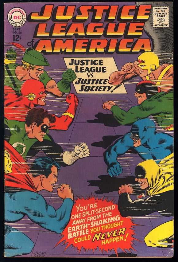 Justice League of America #44 1967 (FN) Justice League vs Justice Society!
