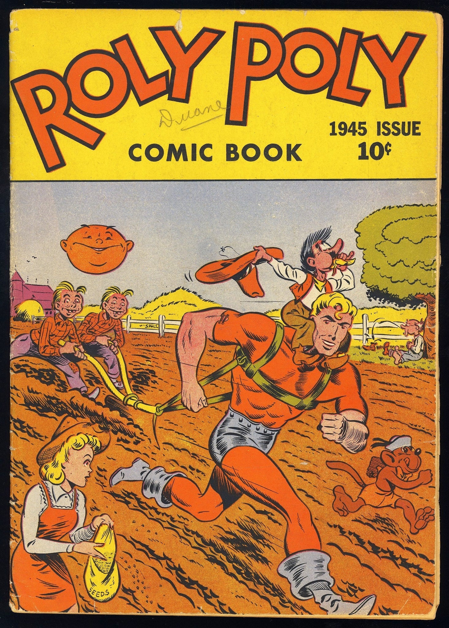 Roly Poly #1 Burten Magazine Dist. 1945 (VG+) Golden Age HTF ...