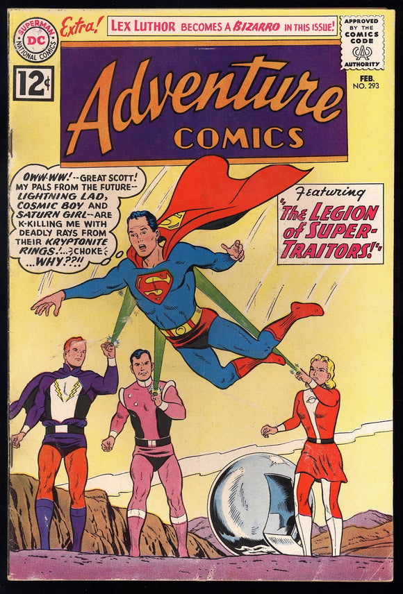 Adventure Comics #293 DC 1962 (VG) 1st Legion of Super-Pets!