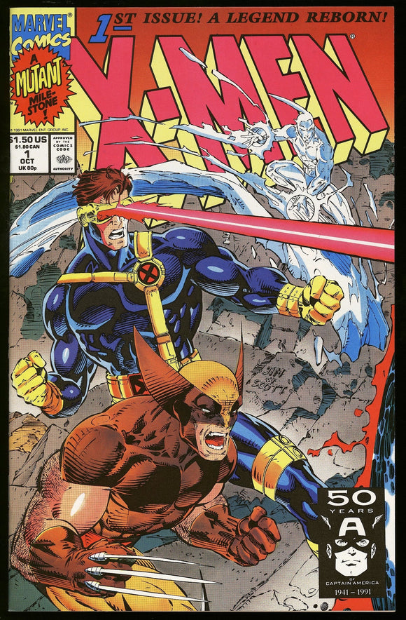 X-Men #1 Marvel Comics 1991 (NM+) Classic Jim Lee Cover!