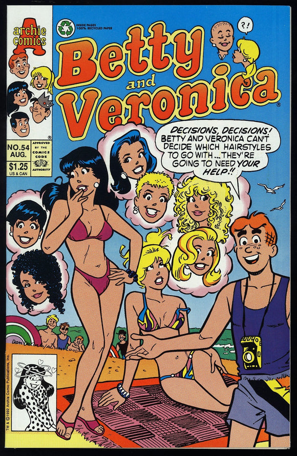 Betty and Veronica #54 Archie Comics 1992 (NM) Good Girl Art!