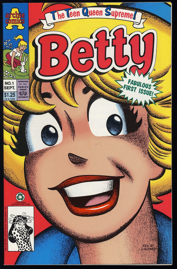 Betty #1 Archie Comics 1992 (NM) First Issue! HIGH GRADE