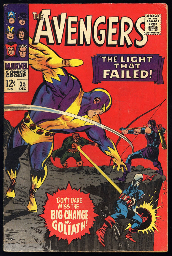 Avengers #35 Marvel 1966 (VG/FN) 2nd Appearance of the Living Laser!