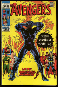 Avengers #87 Marvel 1971 (FN-) Origin of Black Panther! 1st B'Tumba!