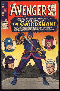Avengers #19 Marvel 1965 (FN-) 1st Appearance of the Swordsman!