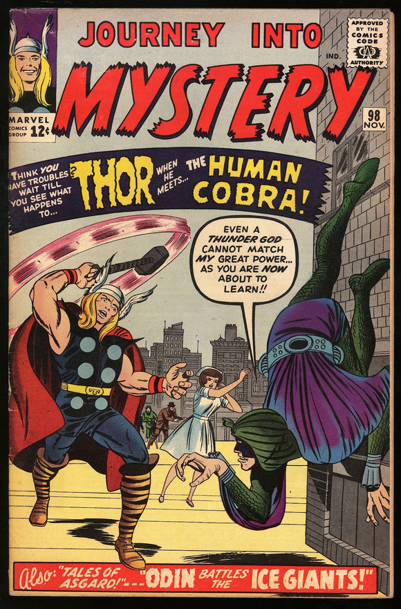 Journey Into Mystery #98 Marvel 1963 (FN) 1st Appearance of Cobra!