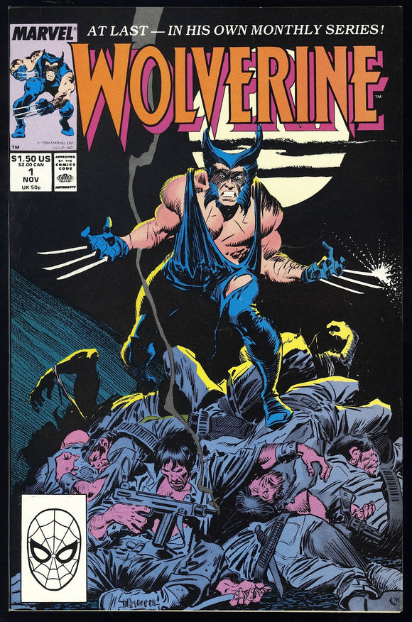 Wolverine #1 Marvel 1988 (NM+) 1st Wolverine as Patch!