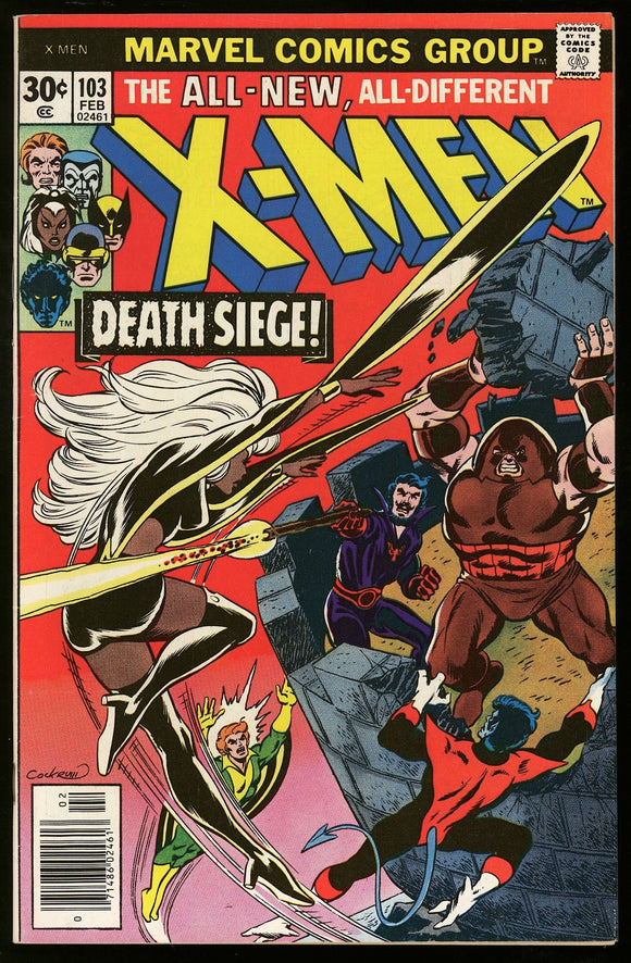 X-Men #103 Marvel 1977 (NM-) 1st Time Wolverine is Called Logan!