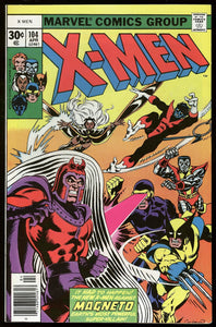 X-Men #104 Marvel 1977 (NM-) 1st Cameo Appearance of The Starjammers!