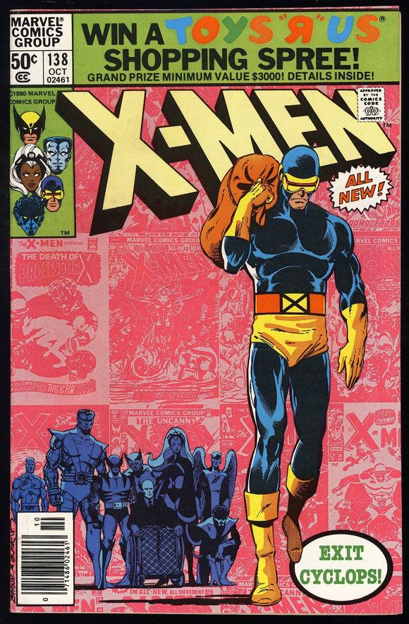 X-Men #138 Marvel 1980 (VF/NM) Cyclops Leaves the X-Men!