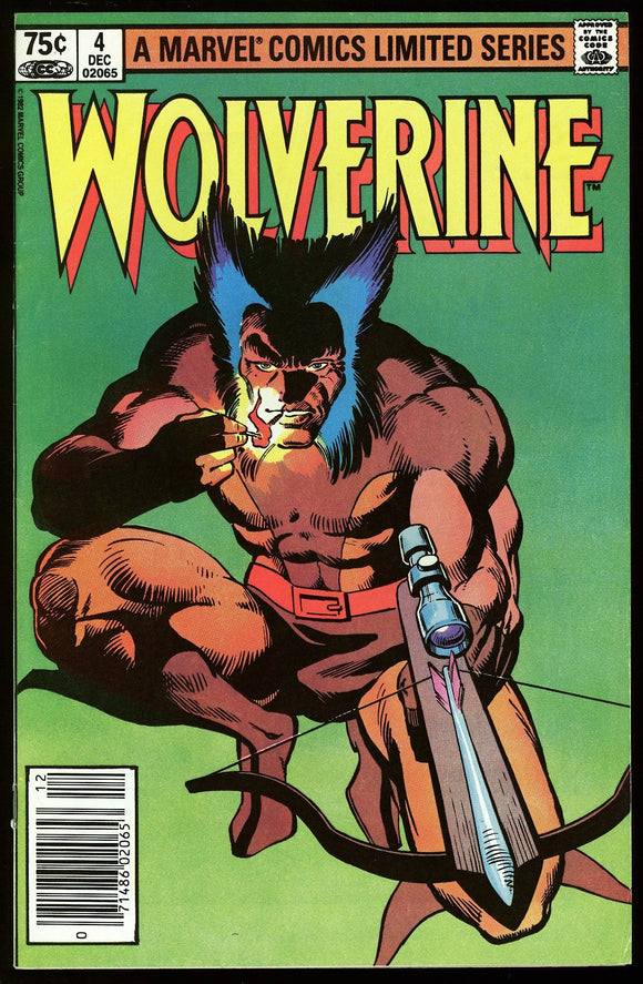Wolverine #4 Marvel 1982 (VF+) Canadian Price Variant! Frank Miller