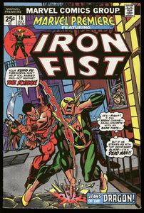 Marvel Premiere #16 1974 (FN/VF) 2nd Appearance of Iron Fist!