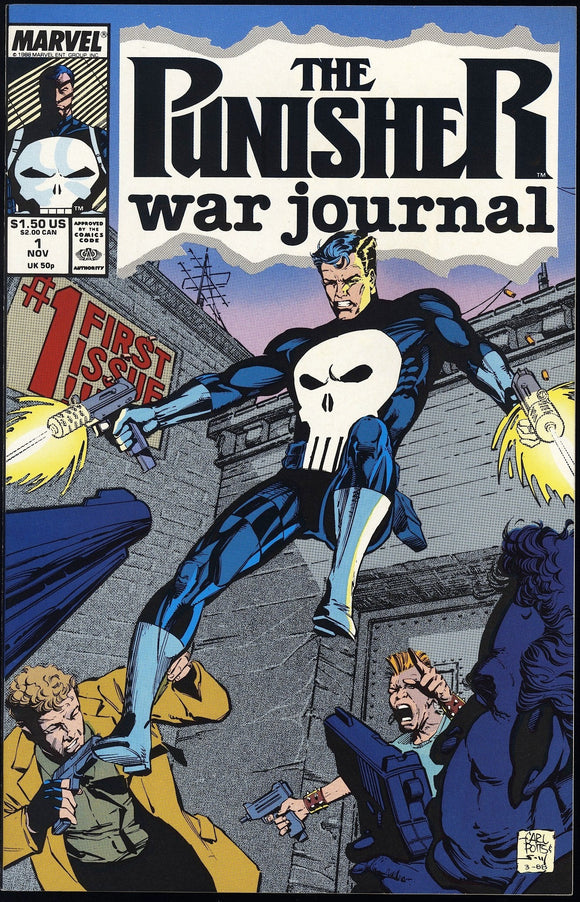 Punisher War Journal #1 Marvel 1988 (NM+) Origin of the Punisher!