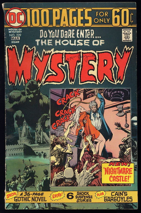 House of Mystery #229 DC 1975 (VG+) Bernie Wrightson Cover Art!