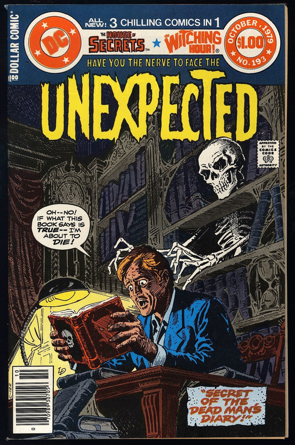 The Unexpected #193 DC Comics 1979 (VF+) Bronze Age Horror!