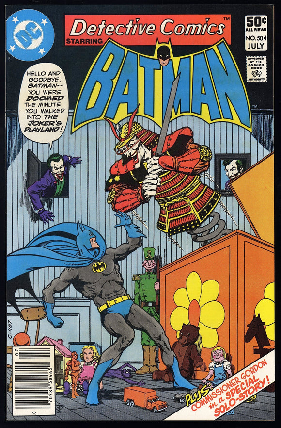 Detective Comics #504 DC 1981 (NM) Classic Joker Cover! NEWSSTAND!
