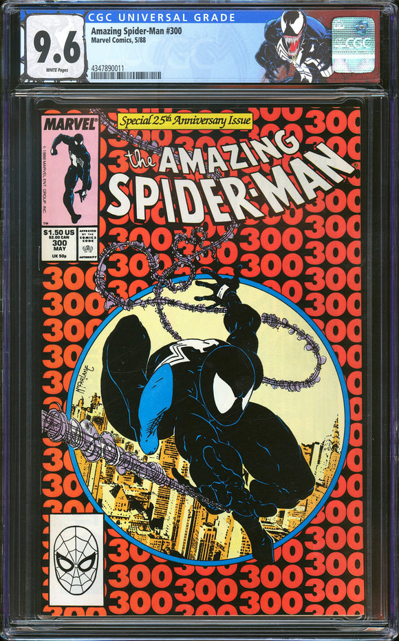 Amazing Spider-Man #300 CGC 9.6 (1988) Origin & 1st App of Venom!