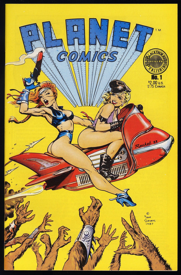Planet Comics #1 Blackthorne 1988 (NM-) Classic Dave Stevens Cover!