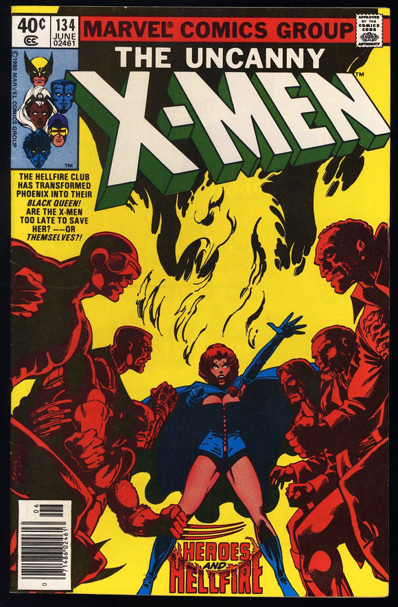 Uncanny X-Men #134 Marvel 1980 (FN/VF) 1st Dark Phoenix! NEWSSTAND!