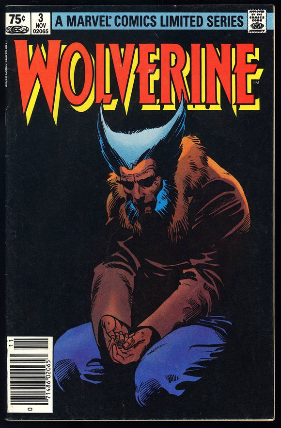 Wolverine #3 Marvel 1982 (FN+) Canadian Price Variant! Frank Miller!