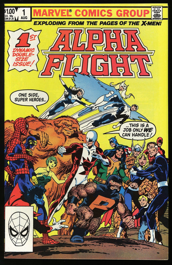 Alpha Flight #1 Marvel 1983 (NM) 1st Appearance of Puck, Marina & Thundra!