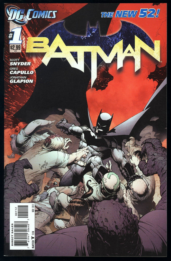 Batman #1 DC Comics 2011 (NM-) 1st Cameo App of Harper Row! 2nd Print