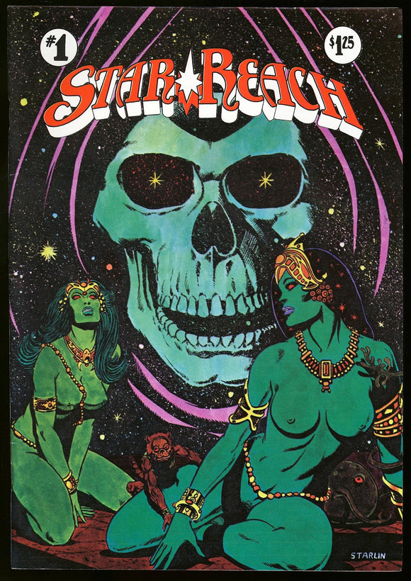 Star Reach #1 1975 (VF/NM) Rare 2nd Printing! Jim Starlin! Adult 18+