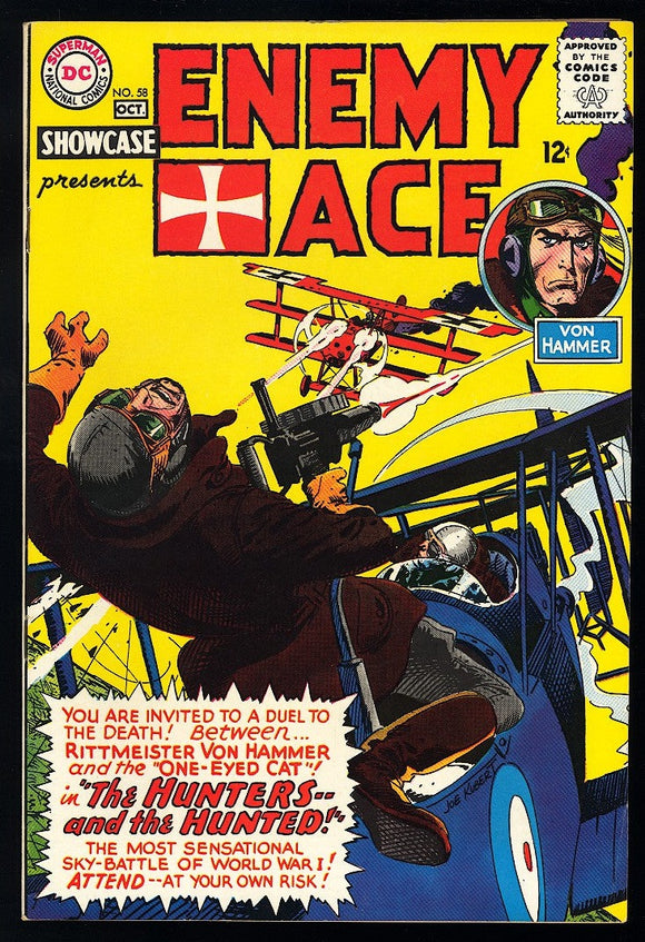 Showcase #58 DC Comics 1965 VF 2nd Appearance of Enemy Ace!