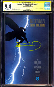 Batman The Dark Knight Returns #1 - #4 Set CGC SS Signed by Frank Miller!