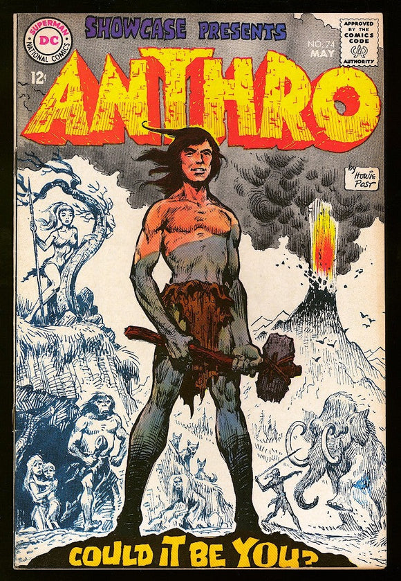 Showcase #74 DC Comics 1968 (VF-) Origin & 1st Appearance of Anthro!