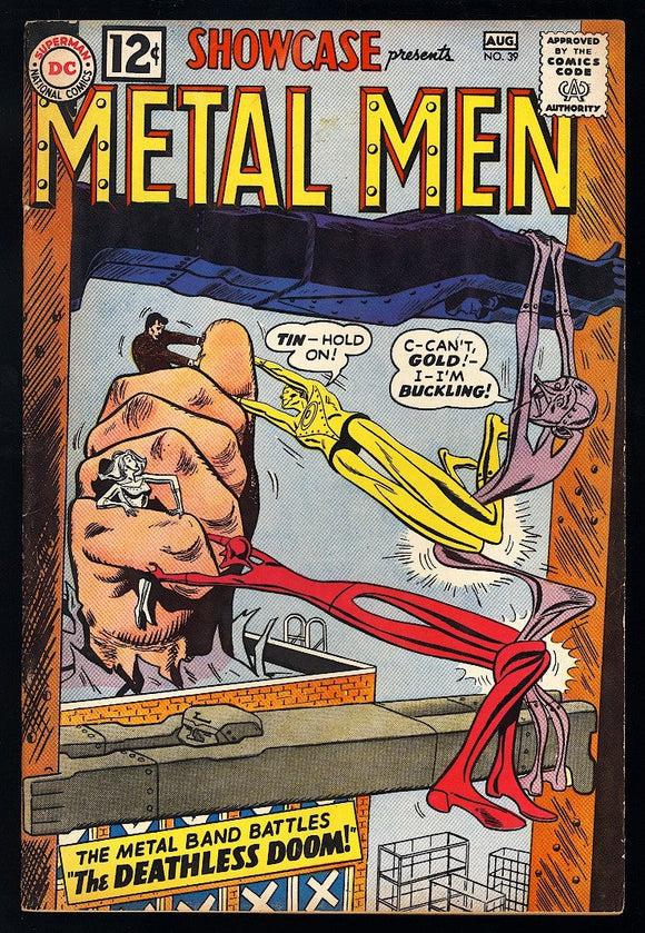 Showcase #39 DC Comics 1962 VG- 1st Chemo! 3rd Metal Men App!