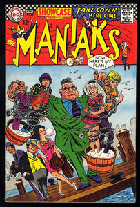 Showcase #68 DC Comics 1967 FN- 1st App of the Maniaks!