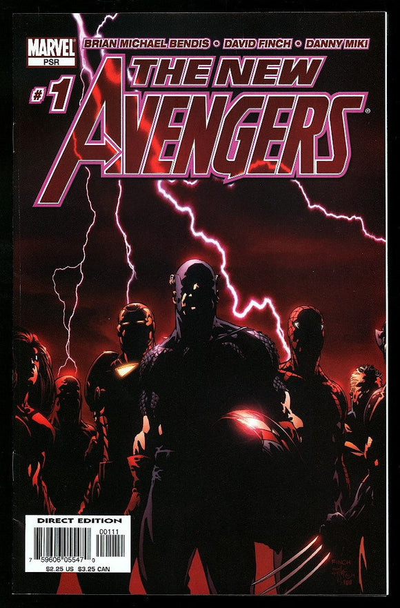The New Avengers #1 Marvel 2005 VF/NM 1st Queen Veranke!