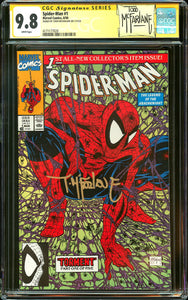 Spider-Man #1 CGC 9.8 SS (1990) Signed By Todd McFarlane!