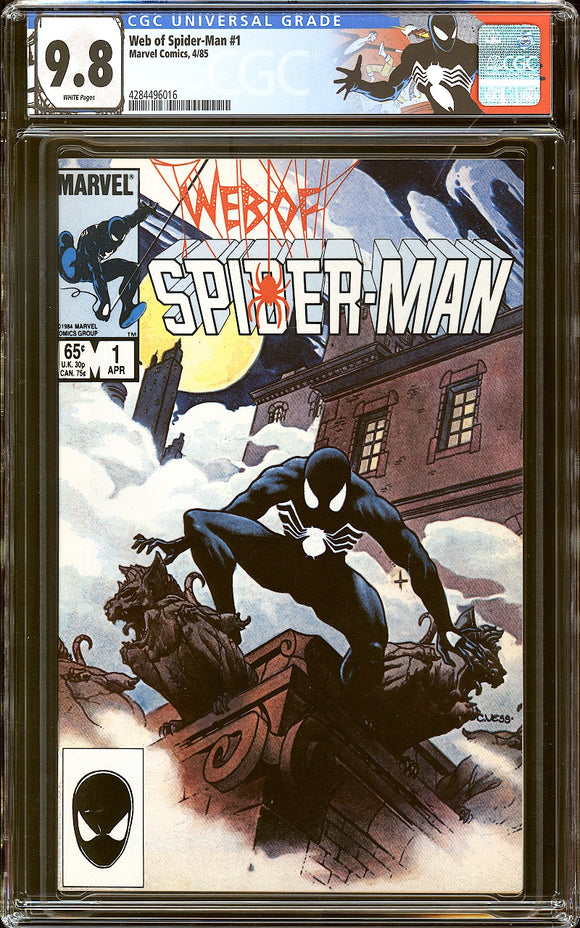 Web of Spider-Man #1 CGC 9.8 (1985) 1st Appearance of Vulturions!