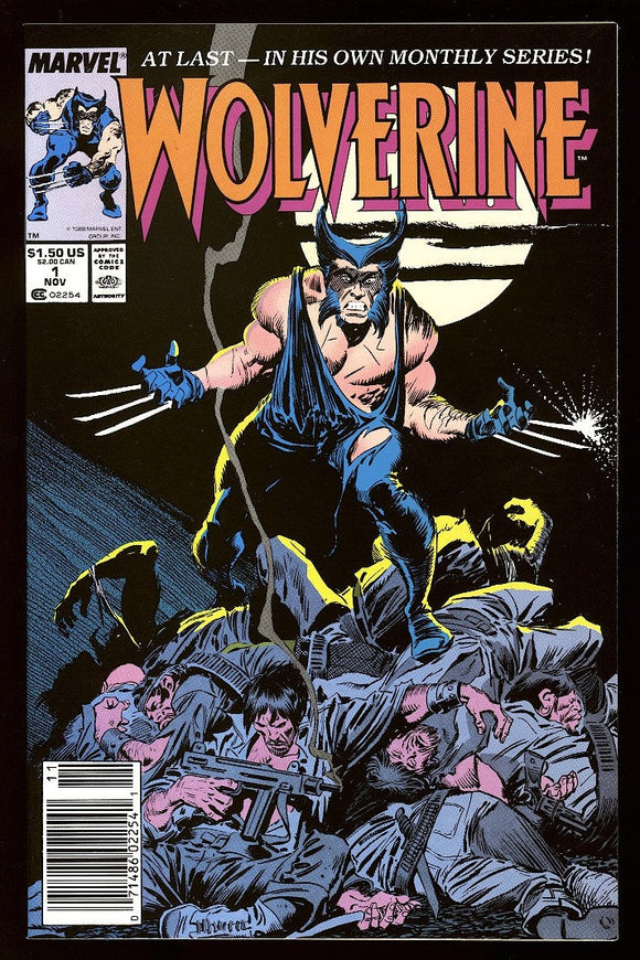 Wolverine #1 Marvel 1988 (NM) 1st Wolverine as Patch! NEWSSTAND