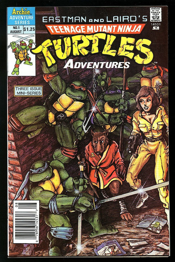 Teenage Mutant Ninja Turtles #1 1988 (VF/NM) 1st Bebop & Rocksteady CPV!