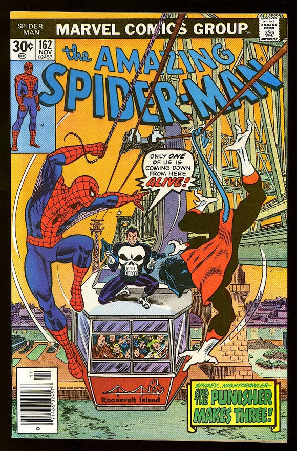 Amazing Spider-Man #162 Marvel 1976 (NM-) 1st App of Jigsaw!
