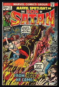 Marvel Spotlight #12 1973 (FN-) 1st App of the Son of Satan!