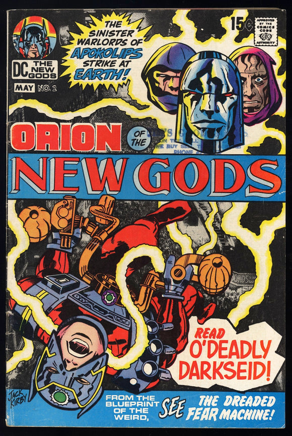 New Gods #2 DC Comics 1971 (FN-) 2nd Full Appearance of Darkseid!