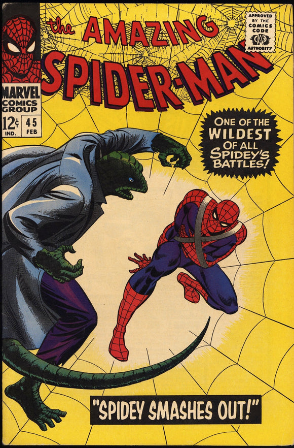 Amazing Spider-Man #45 VF-/VF 3rd appearance of Lizard!