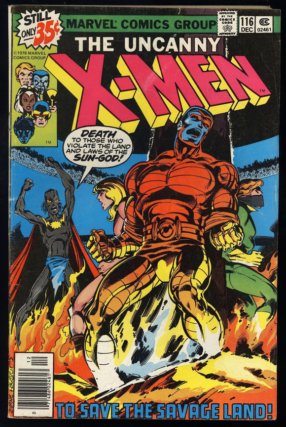 Uncanny X-Men #116 1978 (VG+) 1st Mention of Wolverine Healing Powers!