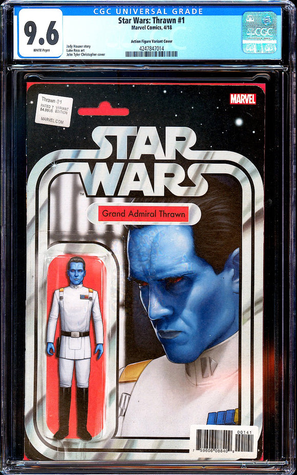 Star Wars: Thrawn #1 CGC 9.6 (2018) Action Figure Variant Cover!