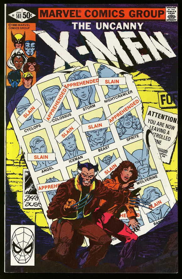 Uncanny X-Men #141 Marvel 1981 (VF+) Days of Future Past Part 1!